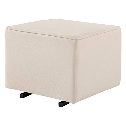 DaVinci Universal Gliding Ottoman in Cream, Greenguard Gold & CertiPUR-US Certified