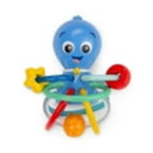 Baby Einstein Ocean Explorers Opus’s Shake & Soothe Teether Toy & Rattle, Multicolor, Ages Infants 0 + Months