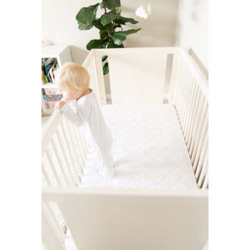 Ultra Soft Waterproof Bamboo Crib Mattress Protector Pad by Margaux & – Margaux & May™