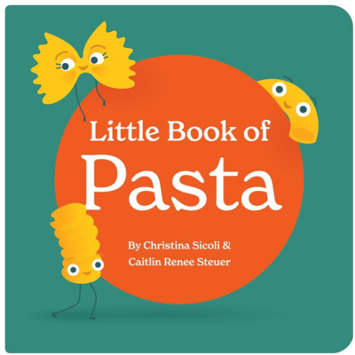Little Book of Pasta Board Book for Babies and Toddlers about Shapes Read with Phonics and Rhymes Book - 0-12 Months - Ages 1-4
