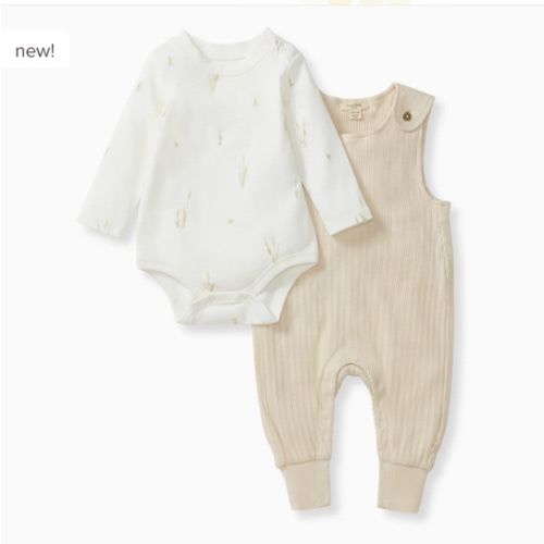 Cat Tail Organic Baby Bodysuit & Jumpsuit Set