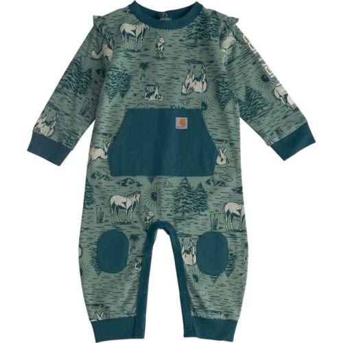 Girls' Long Sleeve Printed Coverall (Baby) | Carhartt