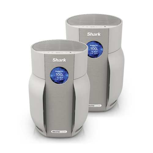 Shark BreatheClear™ Air Purifier with NeverChange™ 2-Pack Bundle