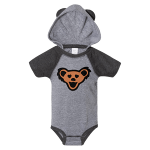 Granite Heather Bear Ear Baby Onesie – Grateful Dead