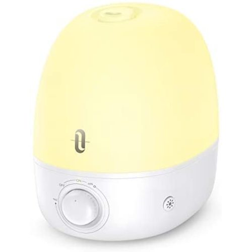 TaoTronics Humidifiers 3-IN-1 Premium Humidifier 26dB Quiet Ultrasonic 2.5L Cool Mist Humidifier for Bedroom Babies Essential Oil Diffuser With Night Light Automatic Shut-Off Easy to Clean White