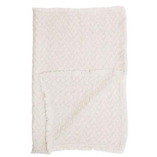 Crane Baby Oatmeal Boho Baby Blanket - Willow