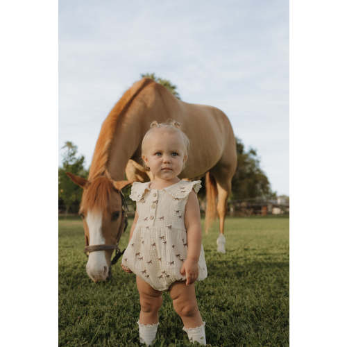 Muslin Romper | Wild Horses