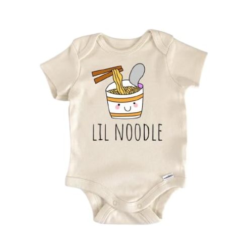 NOFO VIBES Noodle Ramen - Baby Boy Girl Clothes Infant Bodysuit Funny Cute Newborn 1