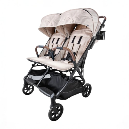 Strolee V2 Double Stroller, 2025, Fawn