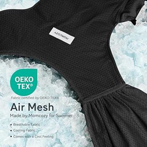 Amazon.com : Momcozy Baby Carrier AirMesh - The Perfect Summer Water Sling for Newborns to Toddler 8-35 lbs - Cooling, Breathable and Lightweight Baby Wrap, Nice for Summer, Pool, Beach, Swimming, Black : Baby