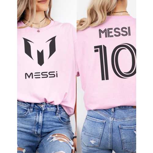 Messi Soccer T-Shirt, Kids Messi Soccer Shirt, Messi Tee for Kids, Pink Messi Soccer Shirt, Messi Merch Soccer Shirt
