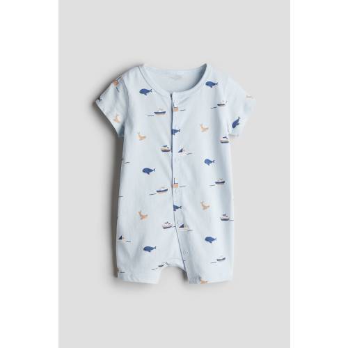 PATTERNED PAJAMA JUMPSUIT