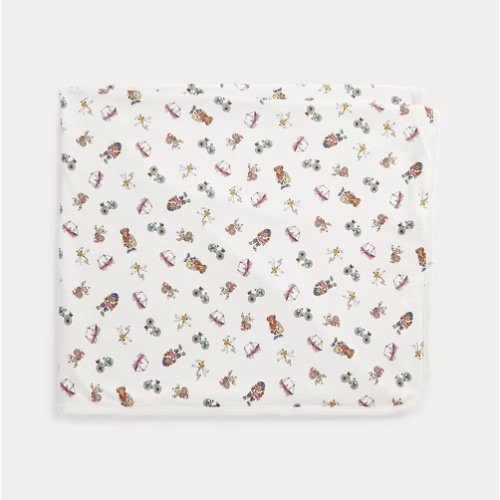 Polo Bear Cotton Interlock Blanket