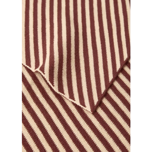 Cotton two-tone children’s blanket, dark red–MANGO USA