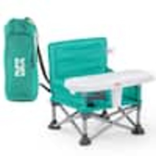 BRIGHT STARTS Pop 'N Sit Portable Booster Seat-Green 17200-000-MEW-02-R