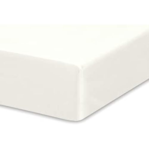 Crib Fitted Sheet by Pure Bamboo, Genuine 100% Organic Viscose Derived from Bamboo, Luxuriously Soft, Ultimate Cooling, Fits Standard Size Crib Mattress (Ivory)