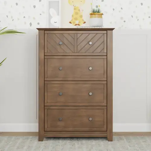 Atwood 4 Drawer Chest, Cocoa Bean | Nursery Dressers and Chests | Child Craft