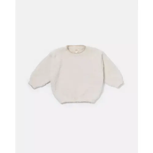 Brands We Love Boxy Sweater Fuzzy - Ecru by Janie and Jack