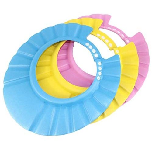 Baby Shampoo Shower Protection Cap Waterproof Bathing Hat （3 Pack）