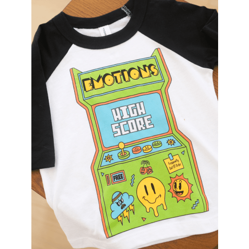 Emotions | Kids Raglan Baseball Tee
