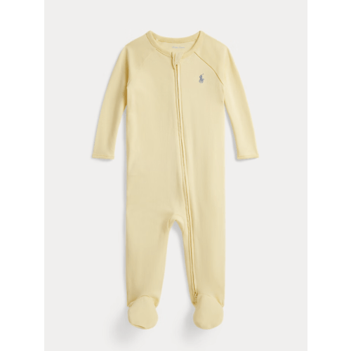 Cotton Interlock Footed Coverall