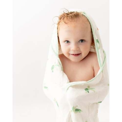 Hooded Towel Set, Turtle - Bamboo Little | Maisonette