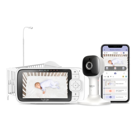 Hubble Nursery Pal Skyview Baby Monitor, 5" HD Baby Monitor with Crib Mount Camera