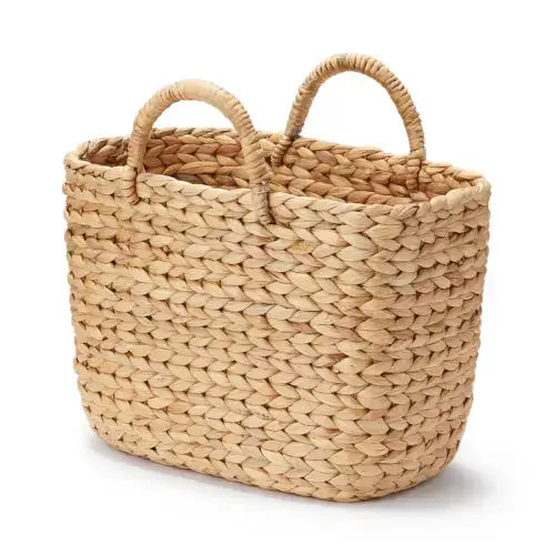 Water Hyacinth Basket - Oval - Large | Home Goods | MUJI USA