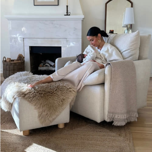 Ollie: A Chair and a Half | Swivel Nursery Recliner | Oilo™ Studio