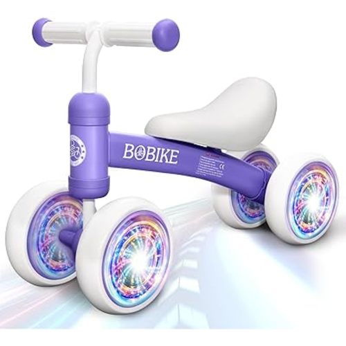 Baby Balance Bike Toys for 12-36 Months Kids Toy Boy and Girls Gifts Toddler Best First Birthday Gift Children Walker No Pedal Infant 4 Wheels Bicycle