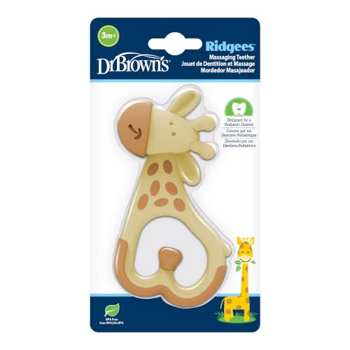 Dr. Brown's Ridgees Giraffe Baby Teether, 3m+