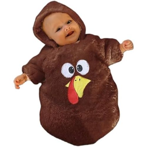 Infant Baby Girl Boy Halloween Outfits Long Sleeve Jumpsuit Ghost Romper One Piece Fall Winter Hoodie Bodysuit