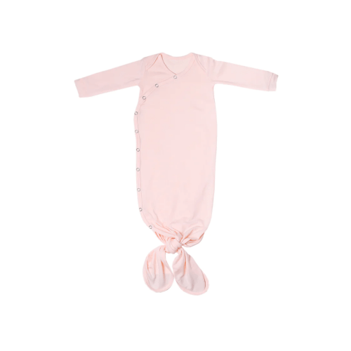 COPPER PEARL KNOTTED GOWN IN BLUSH