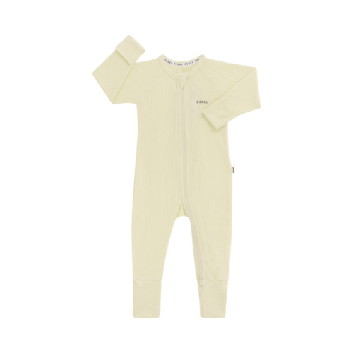 Waffle Zip Wondersuit in Post Yellow Online | BONDS