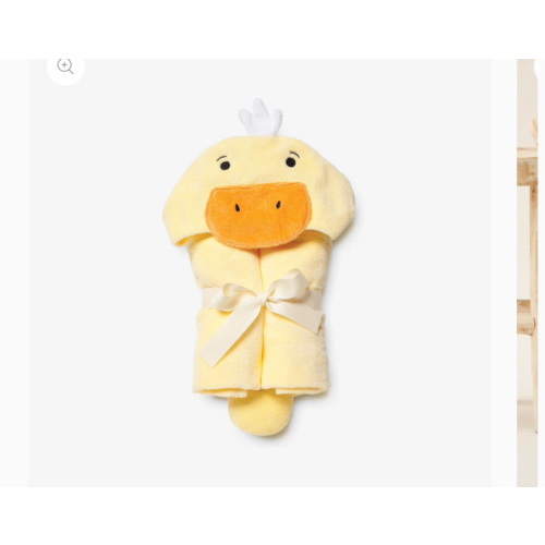 Yellow Duckie Hooded Baby Bath Wrap – Elegant Baby