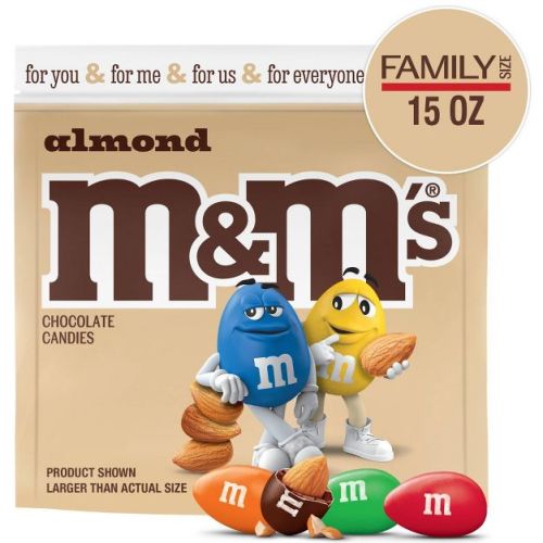 M&M's Almond Family Size Chocolate Candy - 15oz
