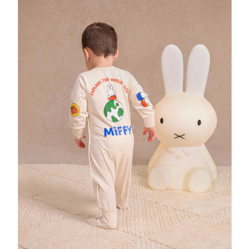 Sleep Suit Long Sleeve 1.0 TOG Cotton Birch Miffy Placement