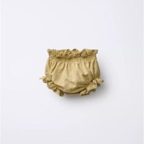 EMBROIDERED LACE PANTIES - Olive green | ZARA United States