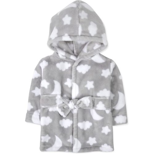 Baby Essentials Baby and Infant Bath Robe with Hood and Baby Beach Cover Up for Boys and Girls 0-12 Months