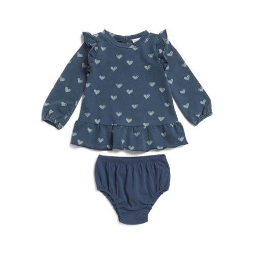Infant Girls Ocean Hearts Dress With Bloomers | Kids & Baby | T.J.Maxx