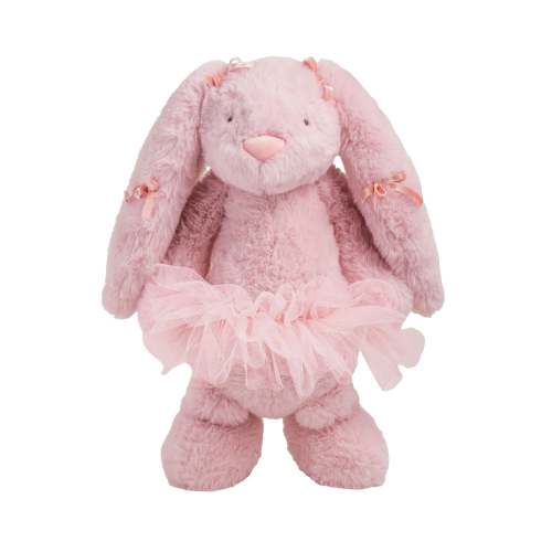Pink Ballerina Plush Bunny