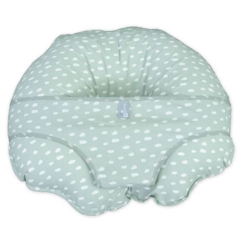 Leachco Cuddle-u Nursing Pillow - Sage Green Polka Dots