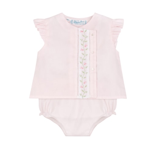 Pink Floral Vine Diaper Set- Feltman Brothers – Littles on 5th
