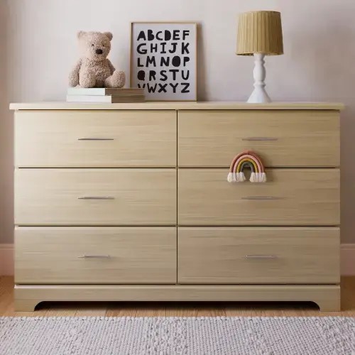 Storkcraft Brookside 6 Drawer Double Dresser & Reviews | Wayfair