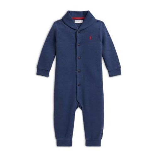 Boys' Fleece Shawl Collar Coverall - Baby