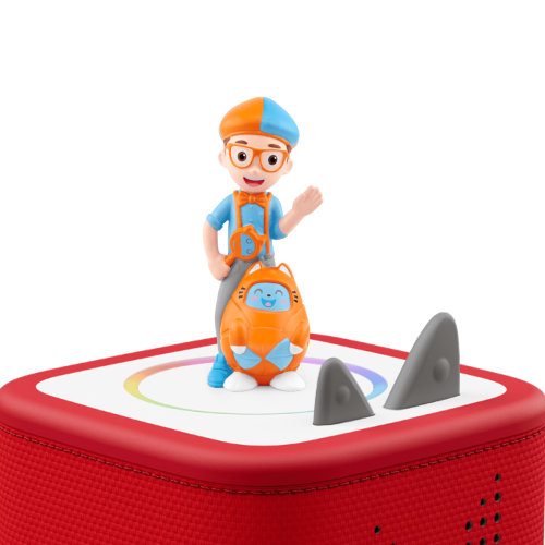 tonies Blippi Audio Play Figurine for Toniebox, Kids' Portable Animal and Vehicle Learning Toy