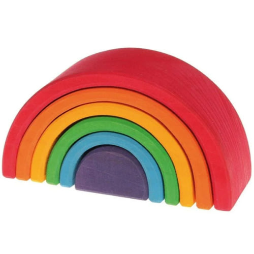 GRIMM'S SPIEL & HOLZ
Wooden Rainbow Tunnel - 6 Piece