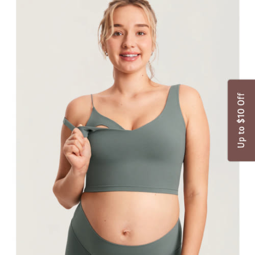 Natrelax® Nursing Crop Tank Top