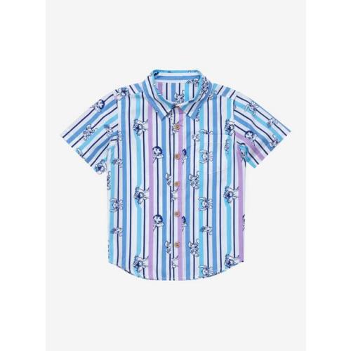 Disney Lilo & Stitch: The Series Character Striped Toddler Woven Button-Up - BoxLunch Exclusive