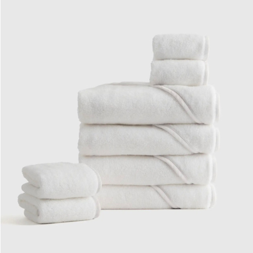 Organic Turkish Cotton Baby Bath Bundle 8-Pack in Light Blue